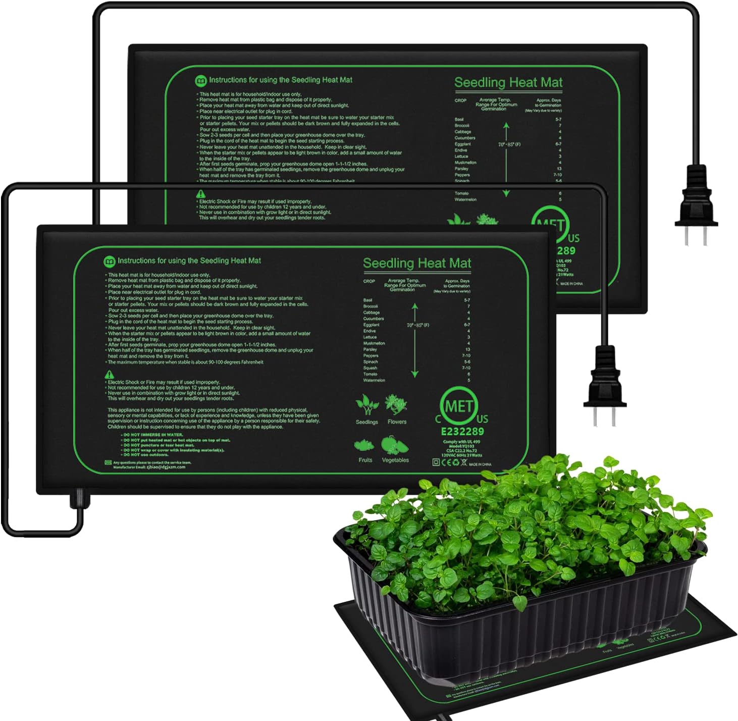 Rooting Gel Clone - 10/25/50CM Zaailing Warmte Mat Kamerplanten Kieming