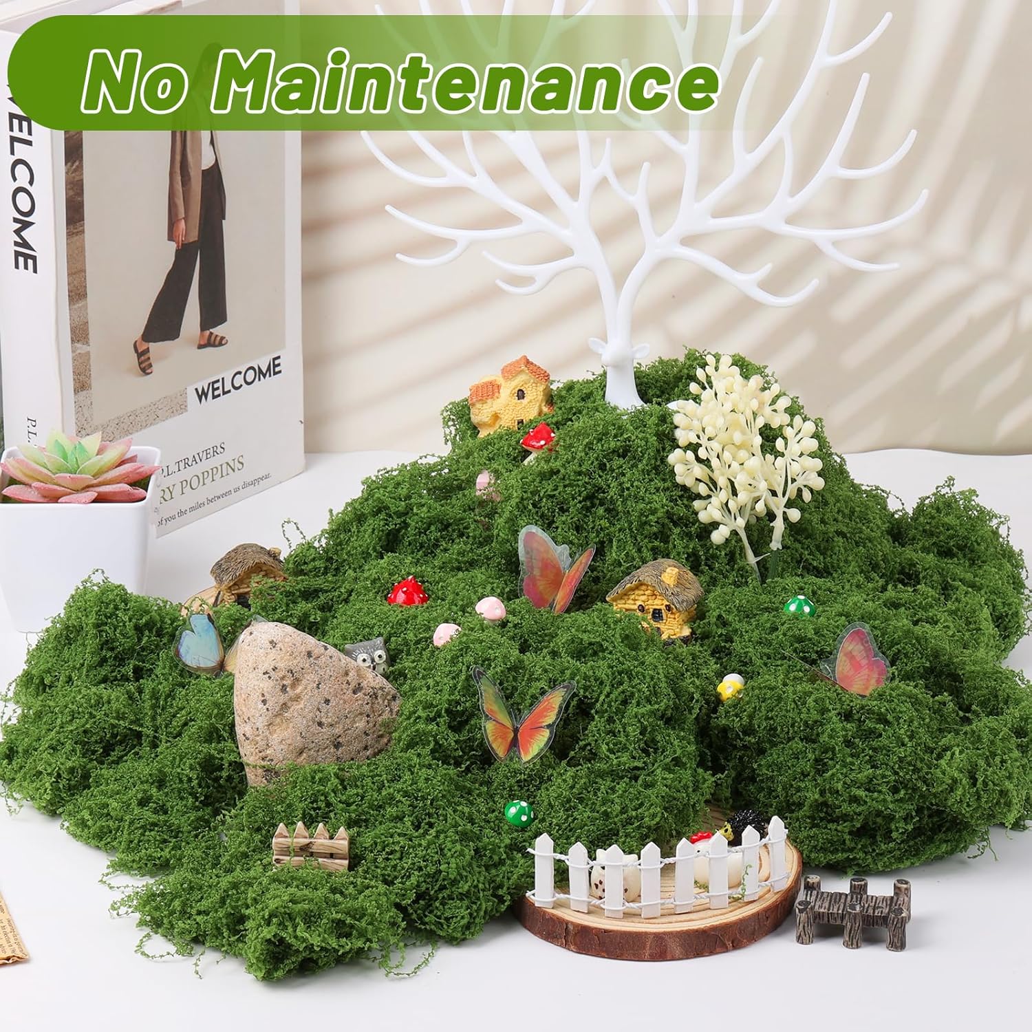 30/50/100g Groen Nepmos DIY Am - Sphagnum Moss Dry recensie en prijs